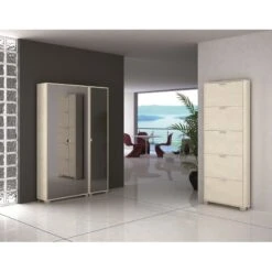 Armadio Scarpiera A Specchio 20 Paia Art.748SPFU -Arredare Moderno armadio scarpiera specchio 20 paia art748spfu 4