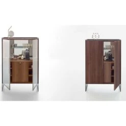 Credenza Bristol Bar Alivar Noce Canneté -Arredare Moderno credenza bristol bar alivar noce cannete 3