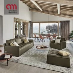 Divano Antares Bontempi Casa 2 E 3 Posti Lineare