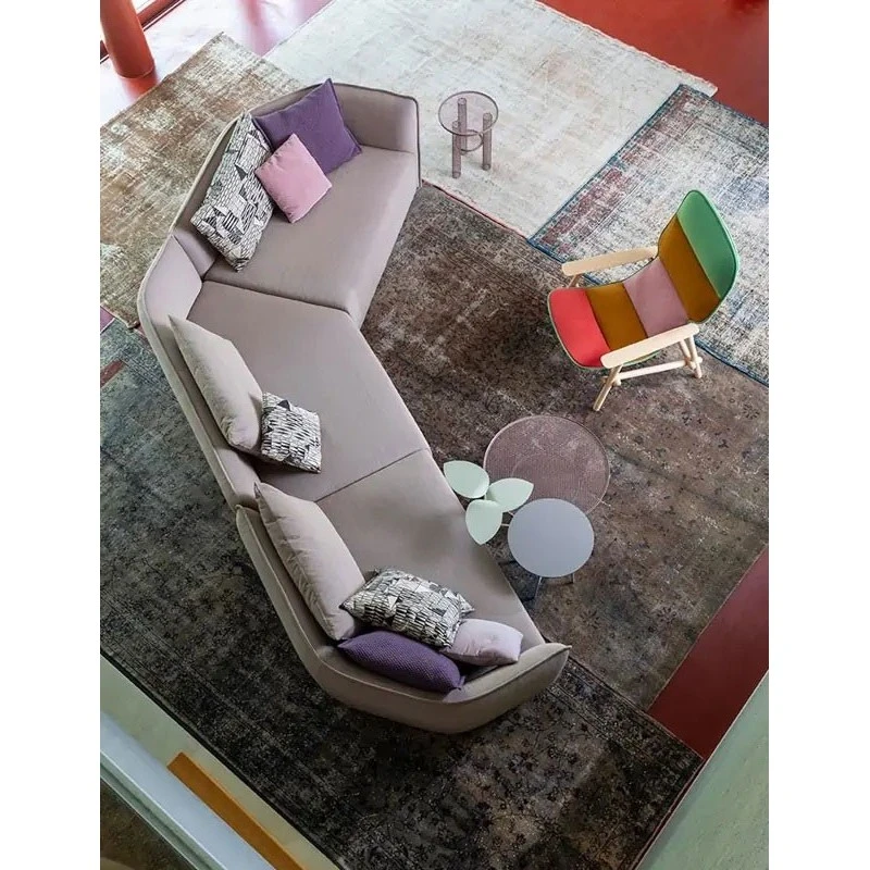 Divano Chamfer Moroso Angolare Con Chaise Longue 4 Divano Chamfer Moroso Angolare Con Chaise Longue - immagine 2