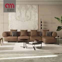 Divano Franz Bontempi Casa Angolare Con Chaise Longue