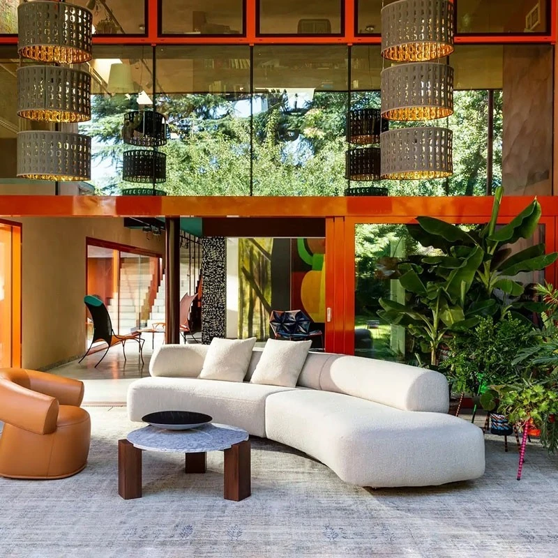 Divano Gogan Moroso 2 E 3 Posti Lineare 5 Divano Gogan Moroso 2 E 3 Posti Lineare - immagine 3