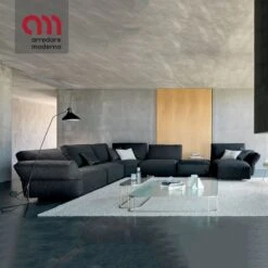 Divano Hab Désirée Angolare Con Chaise Longue