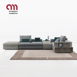 Divano Zenit Wall Bontempi Casa 2 E 3 Posti Lineare