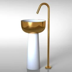 Lavandino Sphere Con Colonna Hidra Ceramica 9 Lavandino Sphere Con Colonna Hidra Ceramica -Arredare Moderno lavandino sphere con colonna hidra ceramica 3