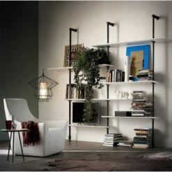 Libreria Airport Cattelan Italia -Arredare Moderno libreria airport cattelan italia a parete 2