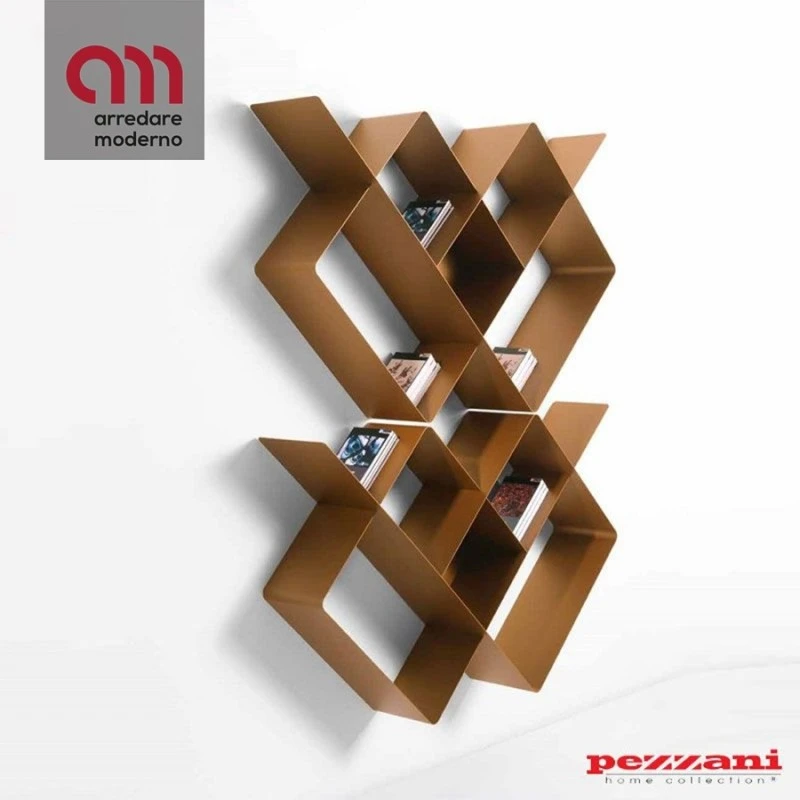 Libreria Mondrian Pezzani Composizione Con 2 Elementi 75 3 Libreria Mondrian Pezzani Composizione Con 2 Elementi 75