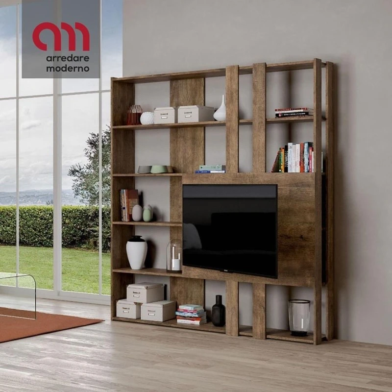 Libreria Porta Tv Kato Itamoby 3 Libreria Porta Tv Kato Itamoby