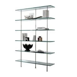 Libreria Trasparenza Tonelli A Parete -Arredare Moderno libreria trasparenza tonelli a parete 3