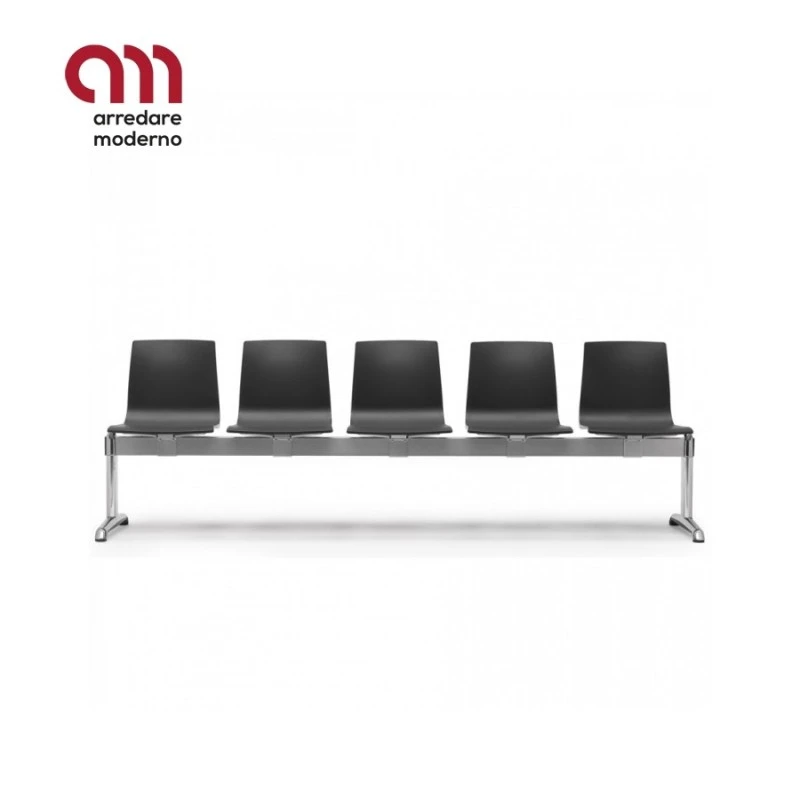 Panca Sala Attesa Alice Ignifuga 5 Posti Scab 3 Panca Sala Attesa Alice Ignifuga 5 Posti Scab