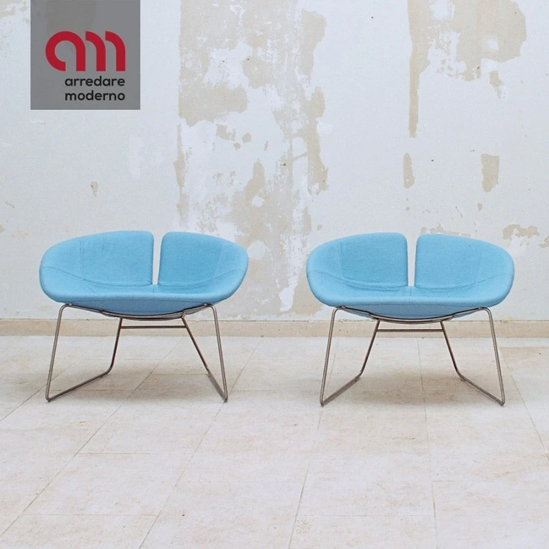 Poltrona Fjord Moroso A Slitta 3 Poltrona Fjord Moroso A Slitta