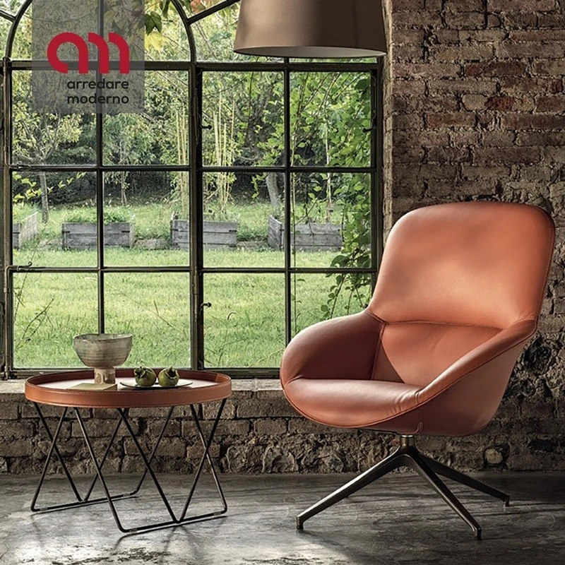 Poltrona Long Island Bontempi Casa Girevole 3 Poltrona Long Island Bontempi Casa Girevole