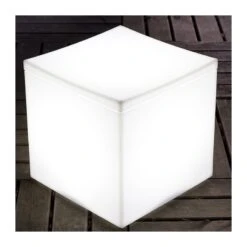 Pouf Lounge Cube Serralunga Illuminabile -Arredare Moderno pouf lounge cube serralunga illuminabile 4