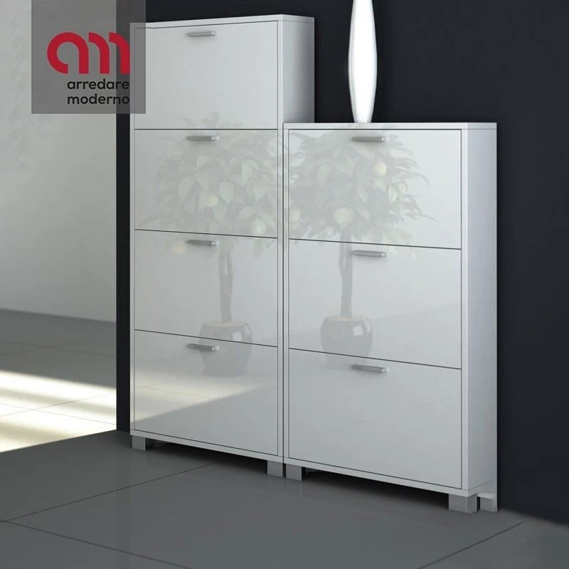 Scarpiera 4 Ante 12 Paia Art.754AL 3 Scarpiera 4 Ante 12 Paia Art.754AL