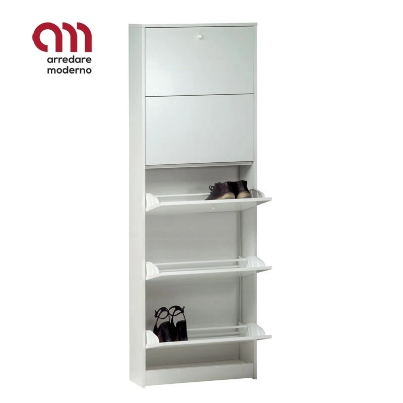 Scarpiera Slim 5 Ante 12 Paia Art. 185 3 Scarpiera Slim 5 Ante 12 Paia Art. 185