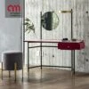 Scrittoio Vanity Bontempi Casa In Acciaio