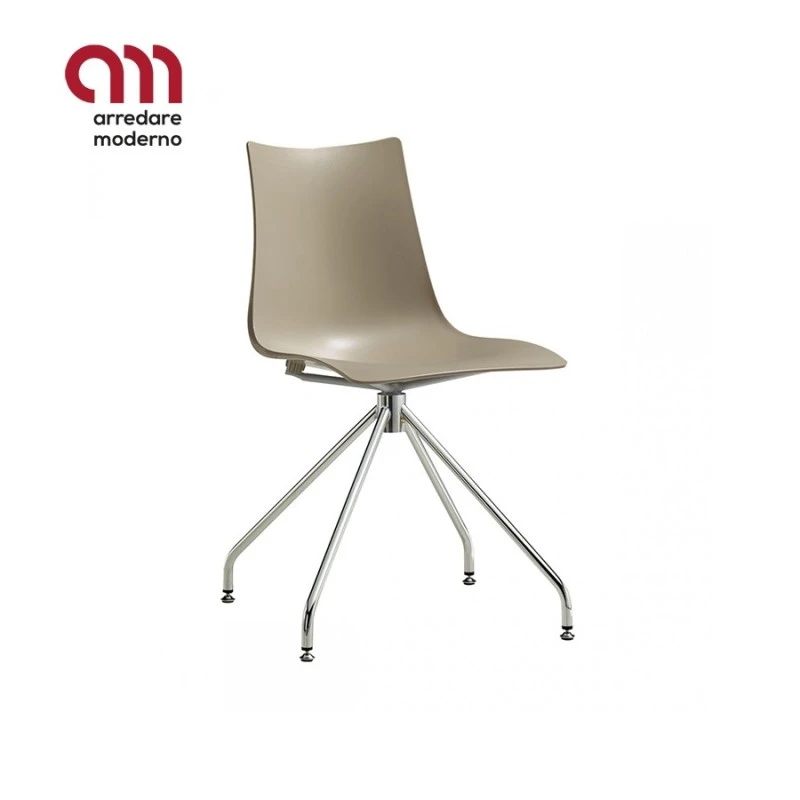 Sedia Girevole Zebra Tecnopolimero Trespolo Scab 3 Sedia Girevole Zebra Tecnopolimero Trespolo Scab