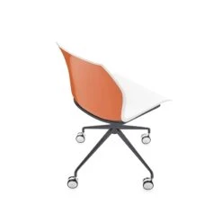 Sedia Kalea Kastel Girevole Con Ruote -Arredare Moderno sedia kalea kastel girevole con ruote 1