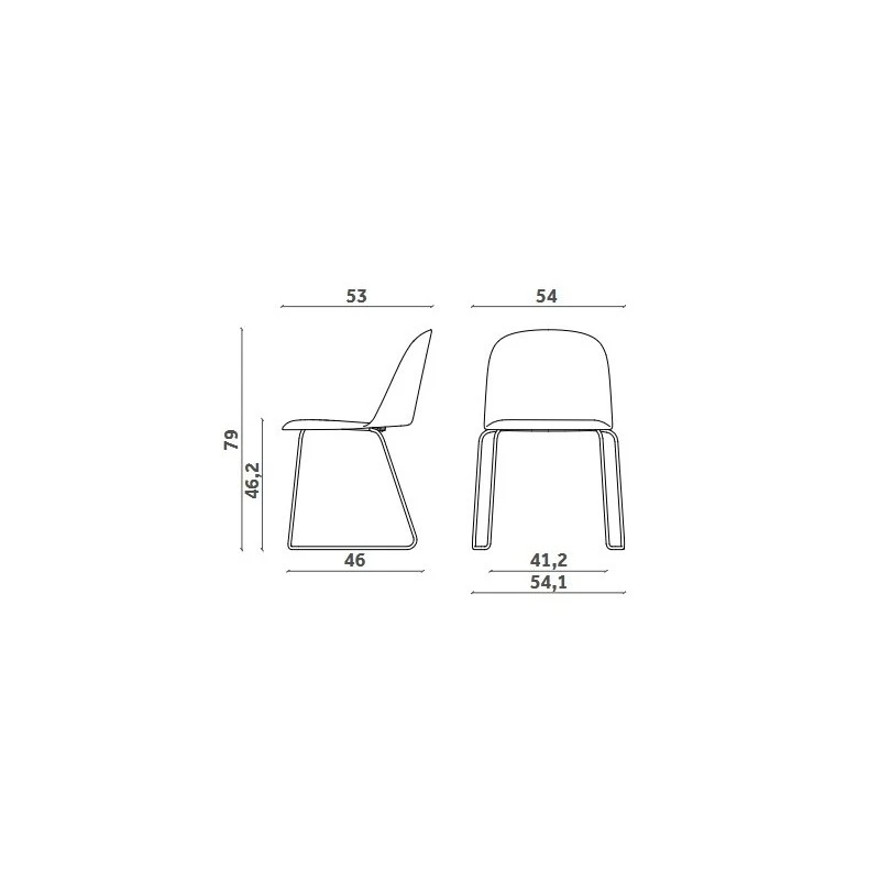 Sedia Mariolina Sled Miniforms 6 Sedia Mariolina Sled Miniforms - immagine 4