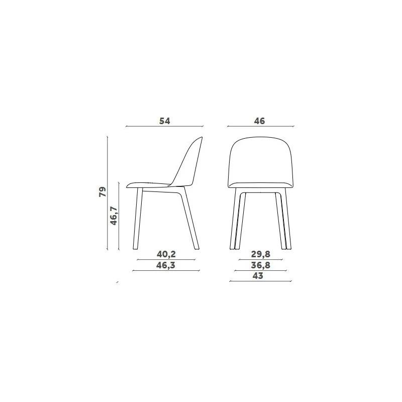 Sedia Mariolina Wood Miniforms 8 Sedia Mariolina Wood Miniforms - immagine 6