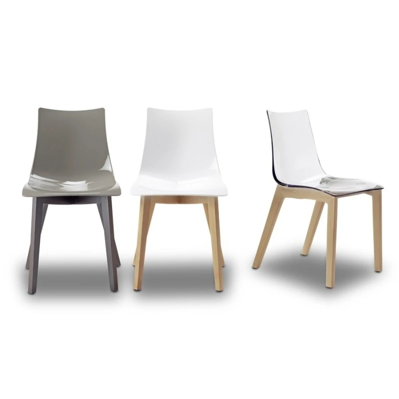 Sedia Natural Zebra Antishock Scab Trasparente 5 Sedia Natural Zebra Antishock Scab Trasparente - immagine 3