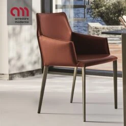 Sedia Sally Bontempi Casa Con Braccioli