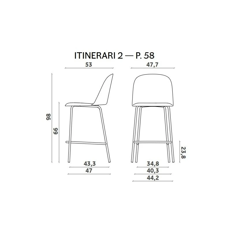 Sgabello Mariolina Miniforms 8 Sgabello Mariolina Miniforms - immagine 6