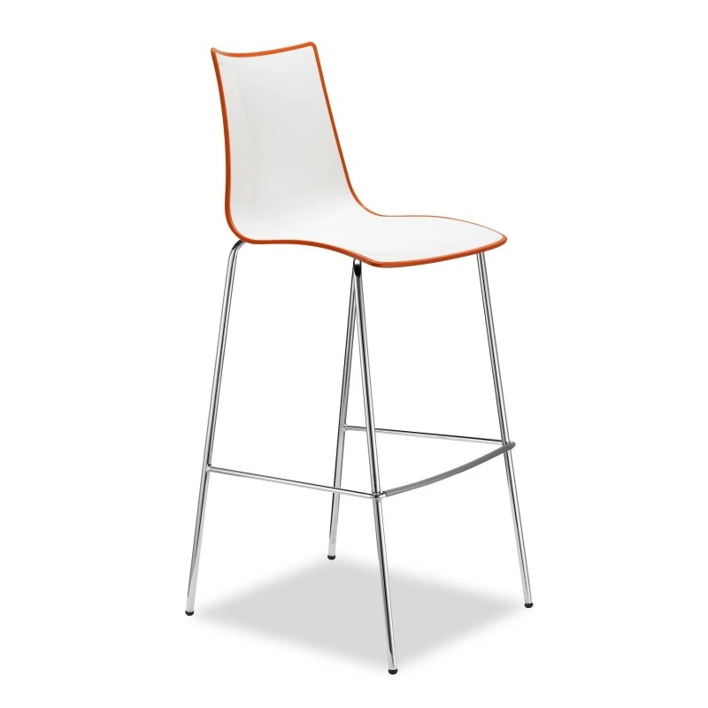 Sgabello Zebra Bicolore Scab 4 Sgabello Zebra Bicolore Scab - immagine 2