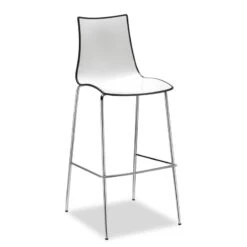 Sgabello Zebra Bicolore Scab 7 Sgabello Zebra Bicolore Scab -Arredare Moderno sgabello zebra bicolore scab 2