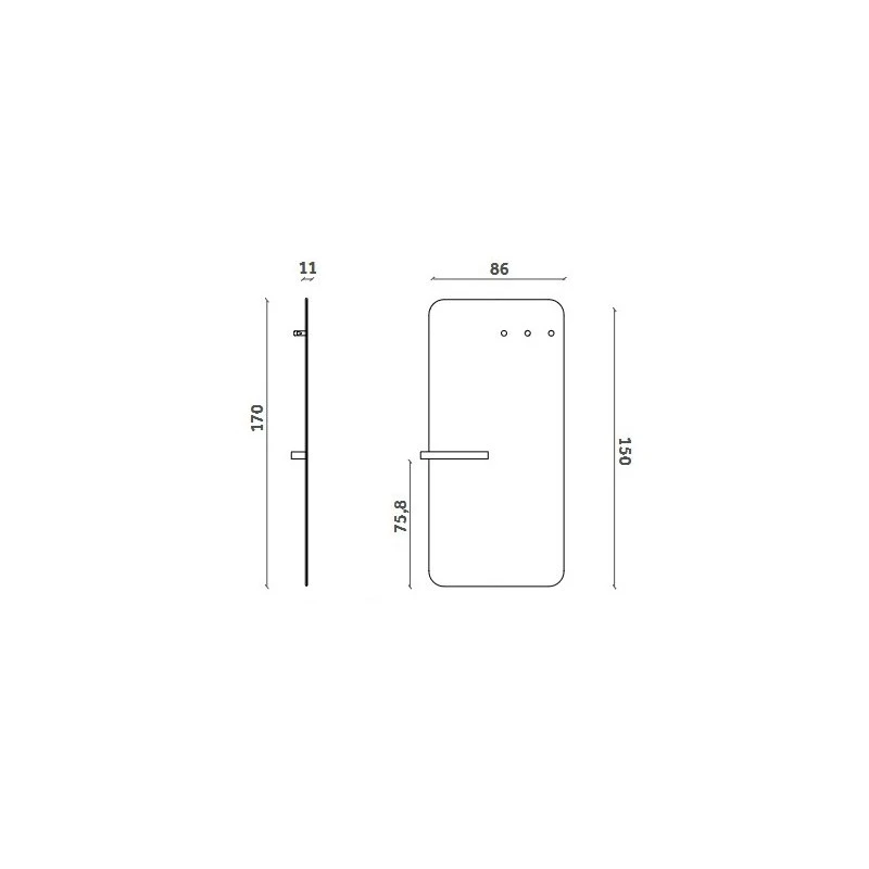 Specchio Benvenuto Miniforms 9 Specchio Benvenuto Miniforms - immagine 7