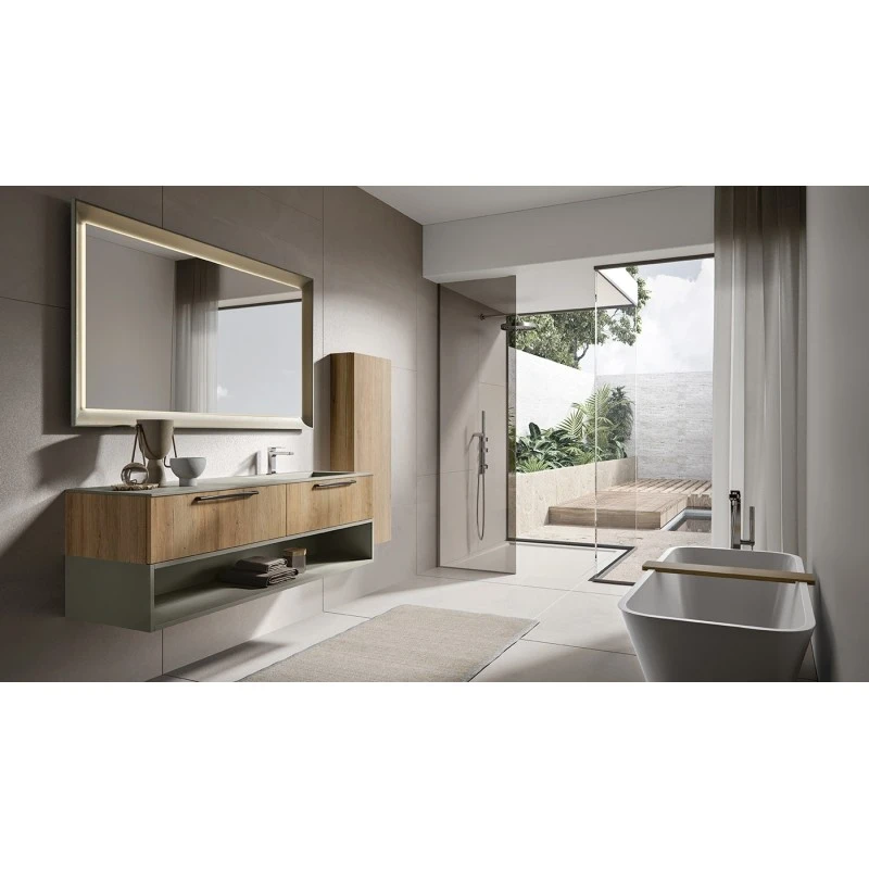 Specchio Con Cornice Retroilluminata Edoné 7 Specchio Con Cornice Retroilluminata Edoné - immagine 5