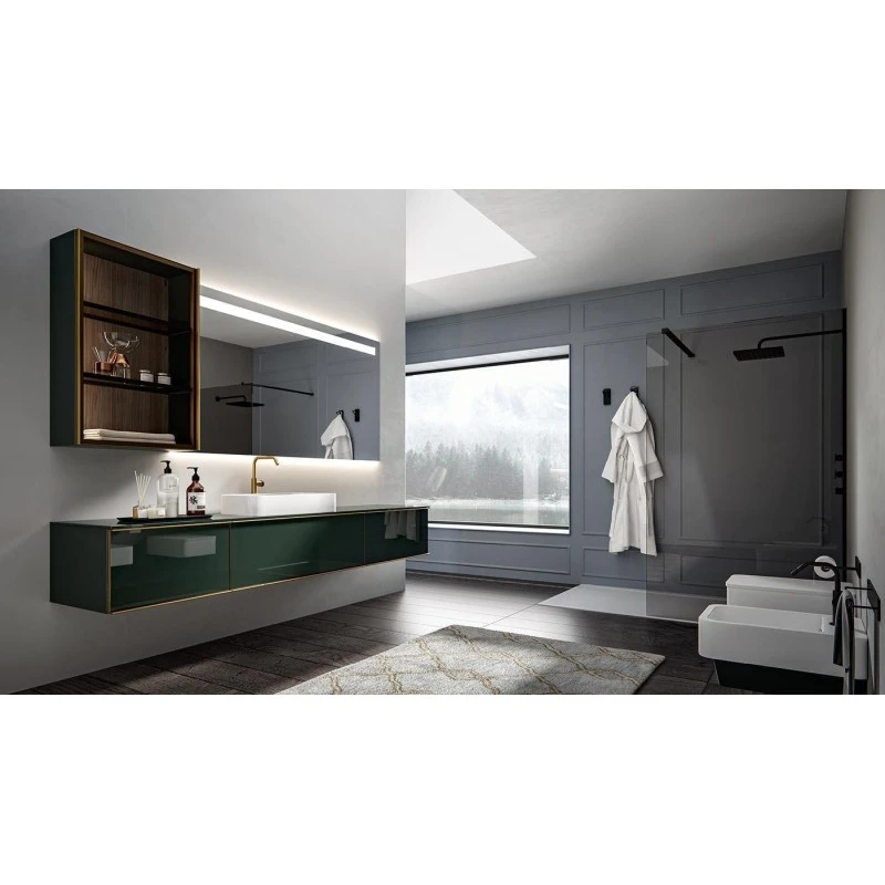 Specchio Con Fascia Illuminata Edoné 5 Specchio Con Fascia Illuminata Edoné - immagine 3