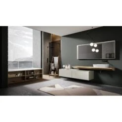 Specchio Con Telaio In Alluminio E LED Edoné 8 Specchio Con Telaio In Alluminio E LED Edoné -Arredare Moderno specchio con telaio in alluminio e led edone 2