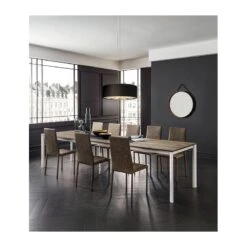 Tavolo Aaron Super Quadrato La Primavera Allungabile -Arredare Moderno tavolo aaron super quadrato la primavera allungabile 2