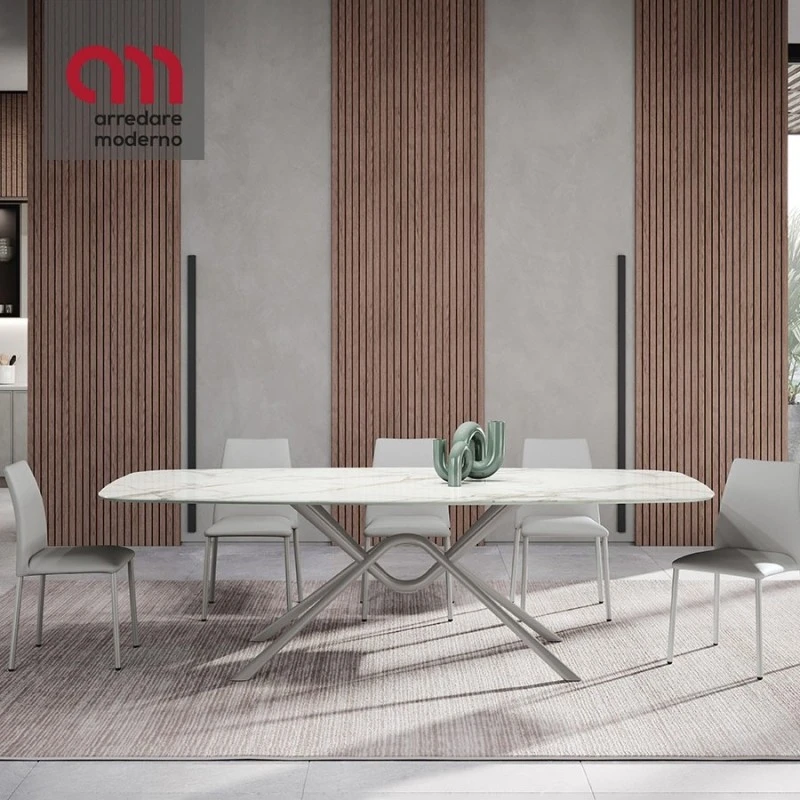 Tavolo Air Ingenia Casa Bontempi Fisso A Botte 3 Tavolo Air Ingenia Casa Bontempi Fisso A Botte