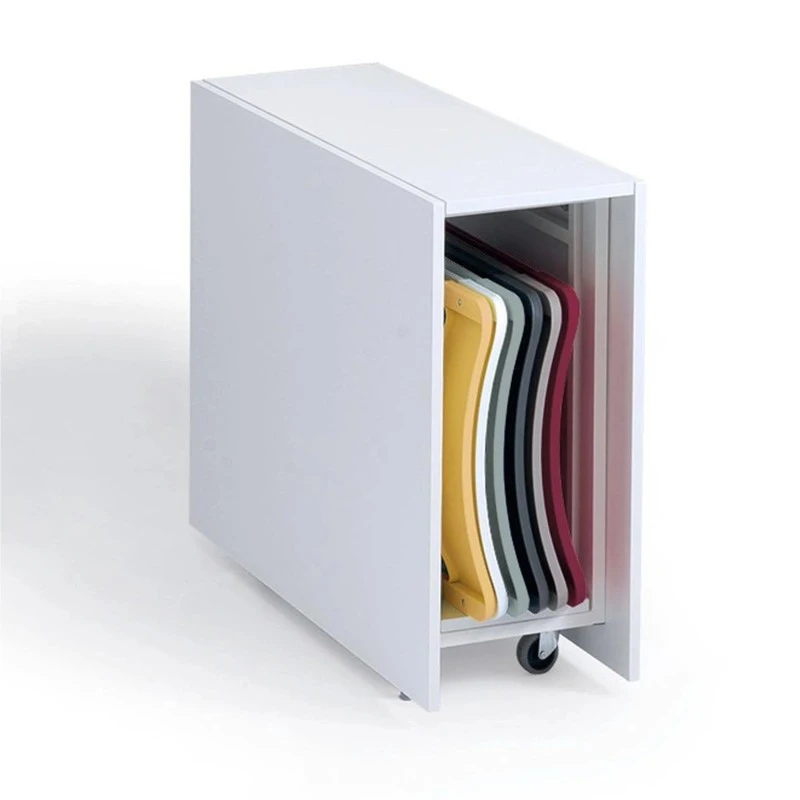 Tavolo Archimede Pezzani Con Set Di Sedie Chiudibili Zeta 6 Tavolo Archimede Pezzani Con Set Di Sedie Chiudibili Zeta - immagine 4