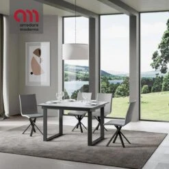 Tavolo Bandos Itamoby Telaio Antracite