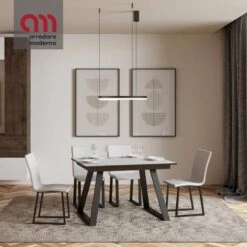 Tavolo Bernadette Itamoby Telaio Antracite