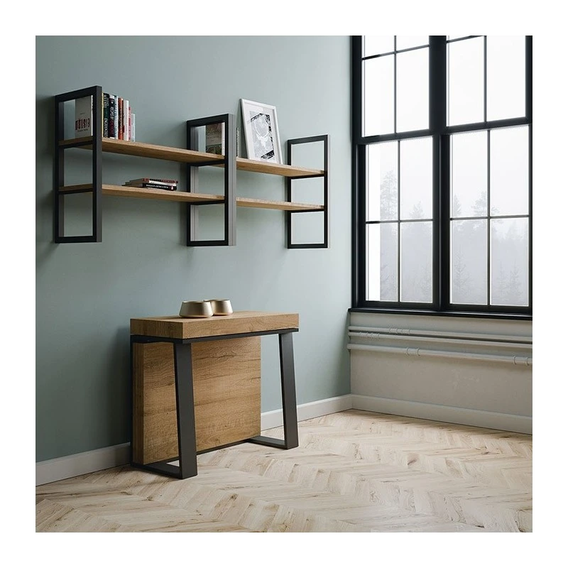 Tavolo Consolle Asia Itamoby Telaio Antracite 8 Tavolo Consolle Asia Itamoby Telaio Antracite - immagine 6