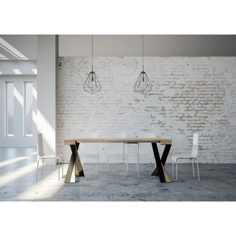 Tavolo Consolle Diago Itamoby Telaio Antracite 7 Tavolo Consolle Diago Itamoby Telaio Antracite - immagine 5