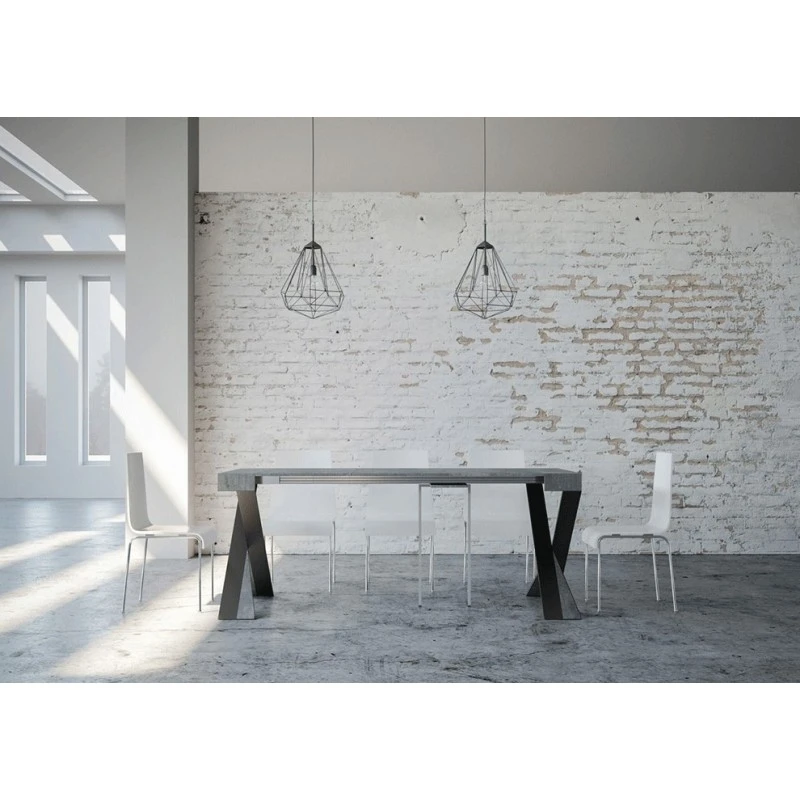 Tavolo Consolle Diago Itamoby Telaio Antracite 9 Tavolo Consolle Diago Itamoby Telaio Antracite - immagine 7