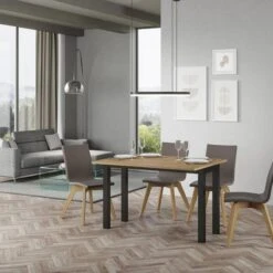 Tavolo Consolle Everyday Double Itamoby Telaio Antracite -Arredare Moderno tavolo consolle everyday double itamoby telaio antracite 1