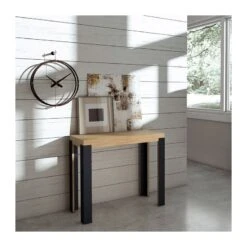 Tavolo Consolle Linea Itamoby Telaio Antracite -Arredare Moderno tavolo consolle linea itamoby telaio antracite 3