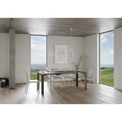 Tavolo Consolle Linea Itamoby Telaio Antracite -Arredare Moderno tavolo consolle linea itamoby telaio antracite 7