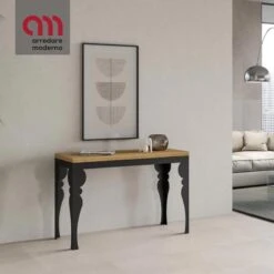 Tavolo Consolle Paxon Double Itamoby Telaio Antracite