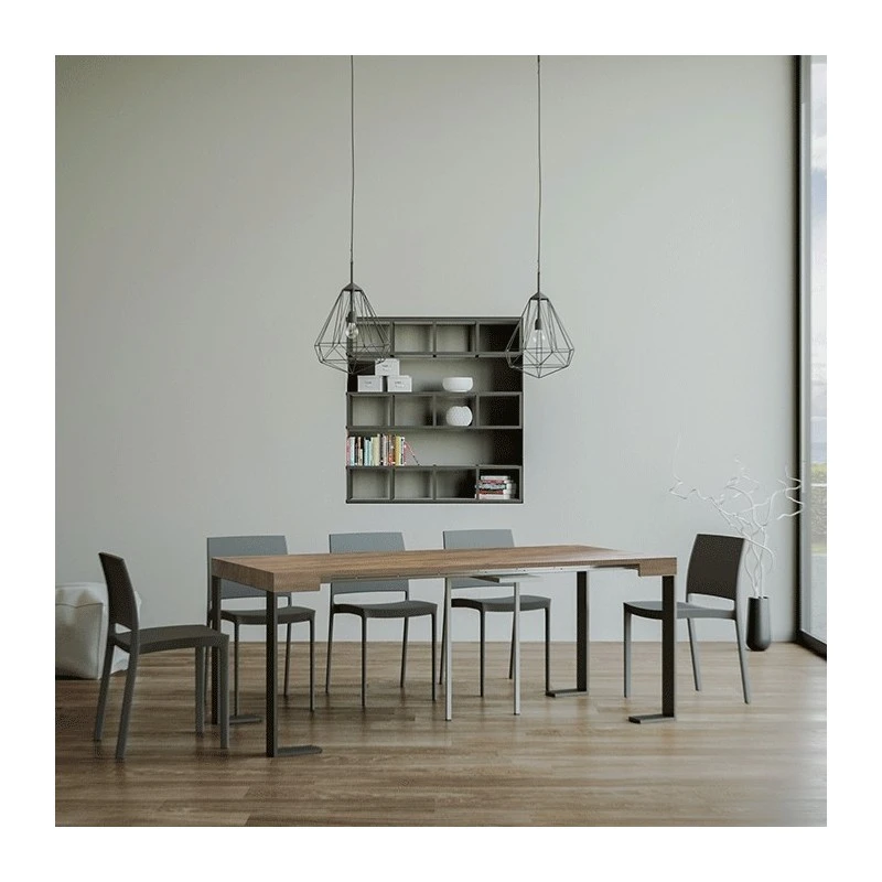 Tavolo Consolle Tecno Itamoby Telaio Antracite 8 Tavolo Consolle Tecno Itamoby Telaio Antracite - immagine 6