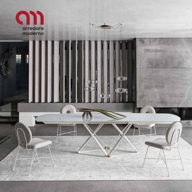 Tavolo Delta A Botte Allungabile Bontempi Casa 3 Tavolo Delta A Botte Allungabile Bontempi Casa