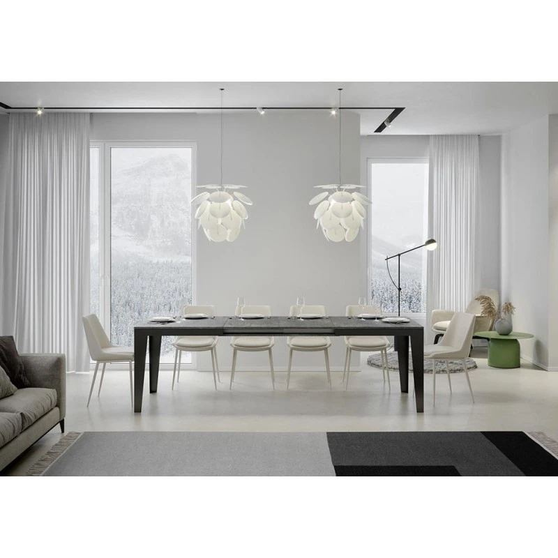 Tavolo Flame Evolution Itamoby Telaio Antracite 7 Tavolo Flame Evolution Itamoby Telaio Antracite - immagine 5