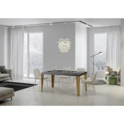 Tavolo Flame Itamoby Allungabile Telaio Oro 6 Tavolo Flame Itamoby Allungabile Telaio Oro -Arredare Moderno tavolo flame itamoby allungabile telaio oro 1