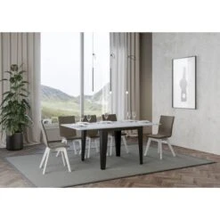 Tavolo Flame Libra Itamoby Telaio Antracite -Arredare Moderno tavolo flame libra itamoby telaio antracite 3